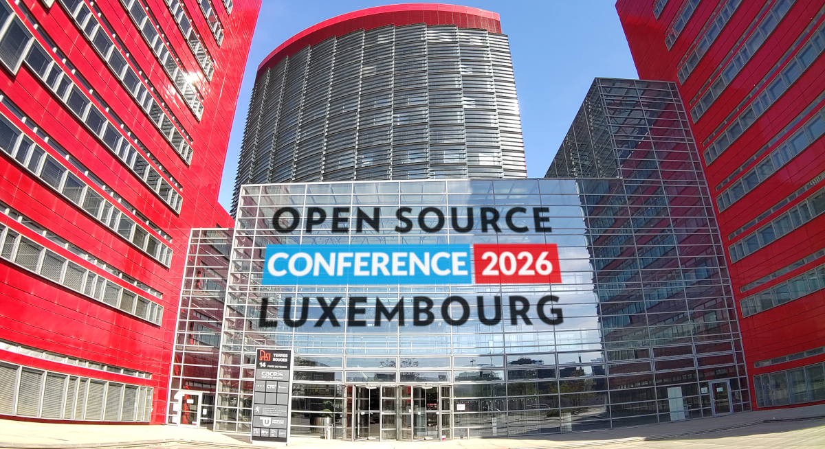 The Terres Rouges building in Belval is the venue for the Open Source Conference 2026